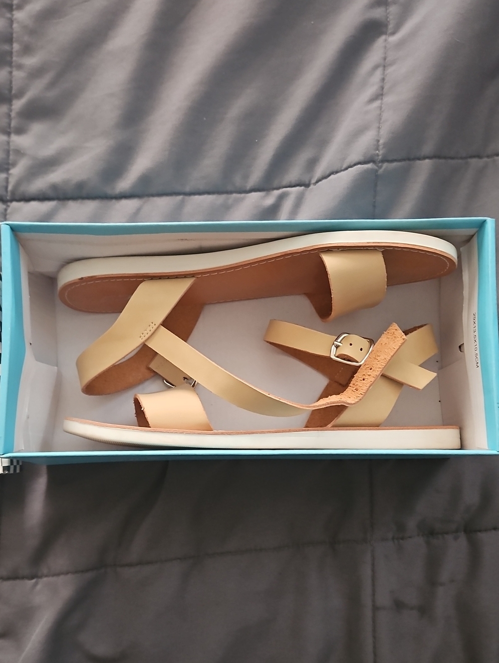 Soda Beige Strappy Leather Sandals